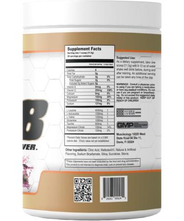 Super 8 BCAA & Electrolyte Blend - Post-Workout Recovery Supplement (30 Servings Maracuya) - High Performance Muscle Building Formula International Shipping Available - Buy Online on GoSupps.com