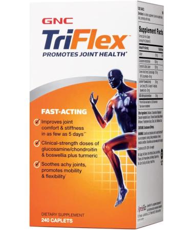GNC TriFlex FastActing 240 Caplets - Joint Support Supplement - Buy Online on GoSupps.com