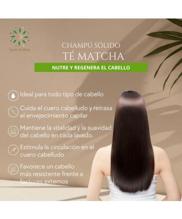  Savia De Alma Natural moisturizing solid shampoo with soothing aroma vegan and handcrafted for frequent use 90g (matcha tea) - Buy Online on GoSupps.com