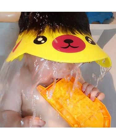 3-Pack Adjustable Baby Shampoo Cap - Waterproof Children's Shower Hood for Easy Bath Time Protection - Buy Online on GoSupps.com