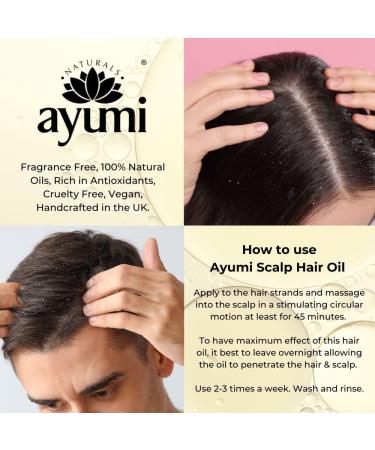 Ayumi Bio Active Scalp & Hair Oil Nourishes & Moisturizes Follicles. Revitalizes Hair & Scalp Minimizes Itching & Reduces Dandruff 1 x 150ml - Buy Online on GoSupps.com