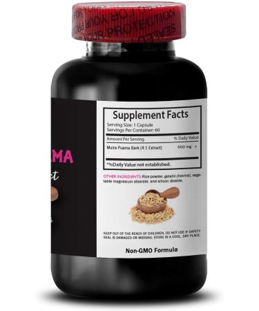 Botanical Power Source - Muira PUAMA BARK Extract - Natural Resilience Support Energy Rebalance Mindful Performance Nature s Power Surge Energizing Routine Active Boost Formula 1 Bottle 60 Caps - Buy Online on GoSupps.com
