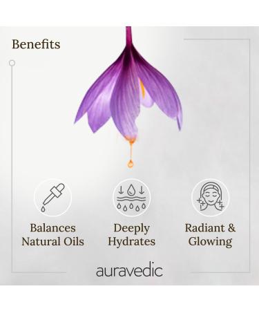 Aura.vedic Kumkumadi Oil For Face 100 Ml Kumkumadi Tailam Face Oil For Glowing Skin Dark Spot Corrector Face Serum. - Buy Online on GoSupps.com