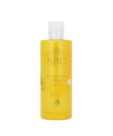 SBC Skincare Manuka Honey & Quince Body Wash - 300ml | Nourishing Shower Cream For All The Family | Body Wash For Dry And Irritated Skin | SLS And Soap Free