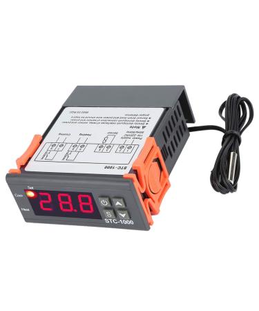 Thermostat thermostat sensor electrical 10A / 250VAC 110-220V for temperature monitoring aquarium Terrariums chicken link zoo temperature control