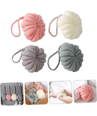 FOMIYES 8 Pcs Bath Ball & Flower Mesh Sponge Set | Body Exfoliator & Loofah for Adults | Premium Bath Accessories for a Spa-Like Experience - Buy Online on GoSupps.com