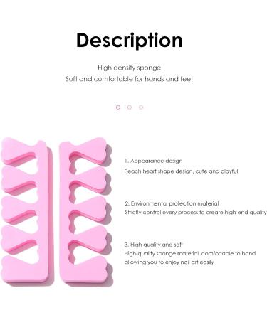 20 PCS Toe Separators Finger Spreader Set Nail Art Soft Foam Sponge Toe Separators Finger Dividers Pedicure Manicure Tools - Buy Online on GoSupps.com