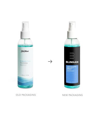 BluMaan Coastal Texture Spray for Men's Effortless Beach Waves | Professional Hair Texturizing Formula with Sea Salt Natural Extracts and Essential Oils - 4 FL OZ - Buy Online on GoSupps.com