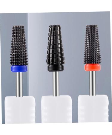 Housoutil Black Ceramic Nail Polishing Head Nail Bits Nail Polish Grinding Head Braiding Toy Nail Art Drill Bits Nail Polishing Tool Nail Tools Manicure Women's Nail Drill Ceramics - Buy Online on GoSupps.com