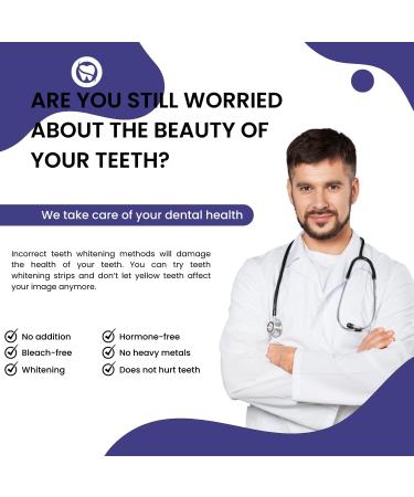 Keepaty Tooth Whitening Strips - Peroxide-Free 7 Treatments for Sensitive Teeth - Achieve a Brighter Smile! - Buy Online on GoSupps.com