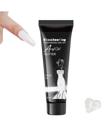 Gel Glue for Nails Uv Light Nail Extension Glue Gel | 15ml Glitter Nail Glue Gel Uv Nail Glue for Professional Nail Technician Or Easy at Home Nanyaciv 04