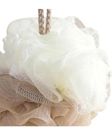 Gralara Body Puff Bath Sponge - Portable Khaki Shower Ball for Ultimate Bath Experience | Buy Internationally - Buy Online on GoSupps.com