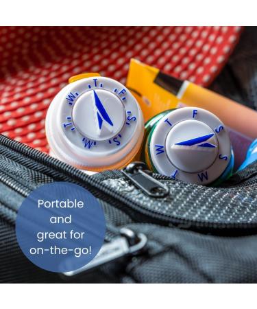 Twistwise Once Daily Dosage Tracking Dial - Two Pack for Easy Medication Management | Perfect for International Shipping - Buy Online on GoSupps.com