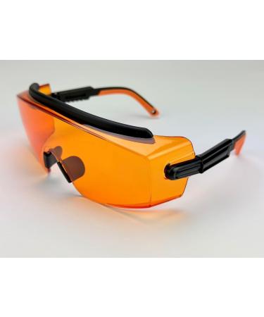 UvTech Sleep-Pro: 100% Blue Light Filter Orange Glasses for Computer & Gaming - Anti-UV Blue Light Protection for Men & Women - Buy Online on GoSupps.com