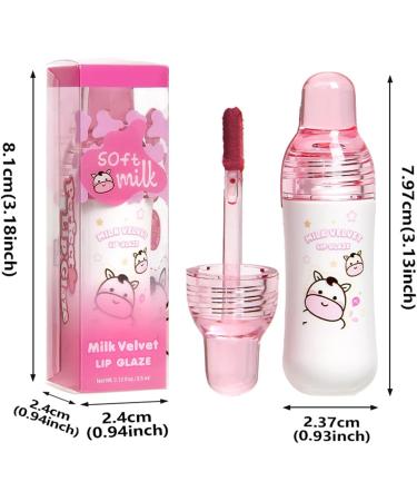  WJnflQN Matte Lip Gloss | Long-Lasting Tint 3.5ml | Convenient Long-Lasting Lip Gloss for Travel Parties Outdoors Moisturizing Lip Makeup - Buy Online on GoSupps.com