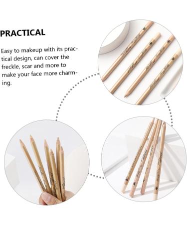  CANIGHT CANIGHT 4 Pieces Concealer Pen Makeup Concealer Pencil Smudge Concealer Pencils Concealer for Freckles Cosmetic Concealer Pen Highlights Concealer Pencil Concealer for Makeup Wooden White - Buy Online on GoSupps.com