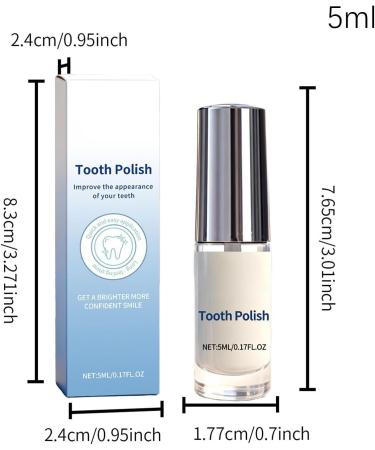 Polissage dentaire blanchissant | 5 ml Dissolvant pour la d coloration & portable Polissage dentaire blanchissant | Pour femmes sourire confiant pour la maison les voyages et les soins quotidiens - Buy Online on GoSupps.com
