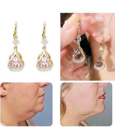 Lymph Flow Magnetogen Earrings - Germanium Therapy for Lymph Drainage & Slimming | Lymphvity Magnette Magnetic Earrings - Pink - Buy Online on GoSupps.com