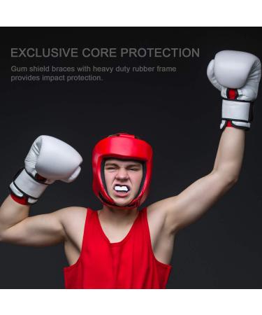 Shop Mouth Protection for Martial Arts & Sports | Safe & Comfortable Gear for Adults & Kids (Black & Red) - Buy Online on GoSupps.com