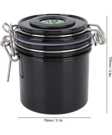 Eyelash Glue Storage Tank Sealed Hygrometer Large Capacity Eyelash Glue Storage Jar 250ml Screen for Eyelash Shop (Black) - Buy Online on GoSupps.com