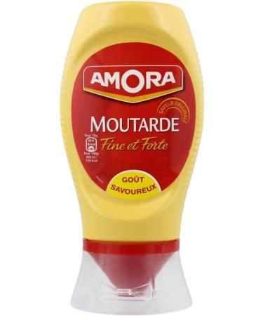 French Strong Amora Dijon Mustard Moutarde de Dijon Fine et Forte Flacon Souple 265 gr - Buy Online on GoSupps.com