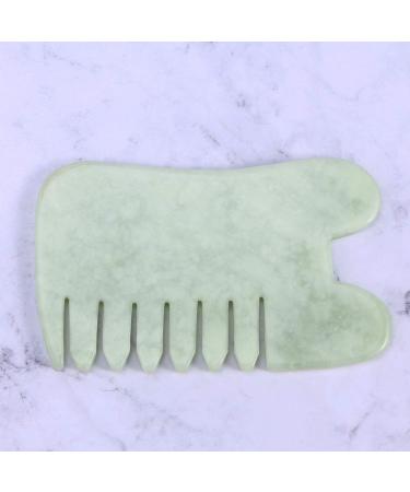 Artibetter Jade Gua Sha Massage Tool - Comb Shape for Spa Acupuncture Therapy & Trigger Point Relief - International Shipping Available - Buy Online on GoSupps.com