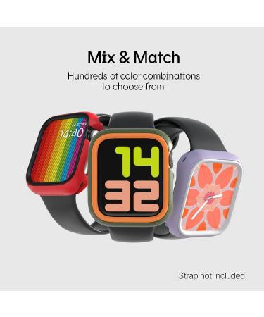 RHINOSHIELD Bumper Case for Apple Watch Series 8/7 45mm - Lightweight & Shock Absorbent | Slim Protective Cover (Black) - Buy Online on GoSupps.com