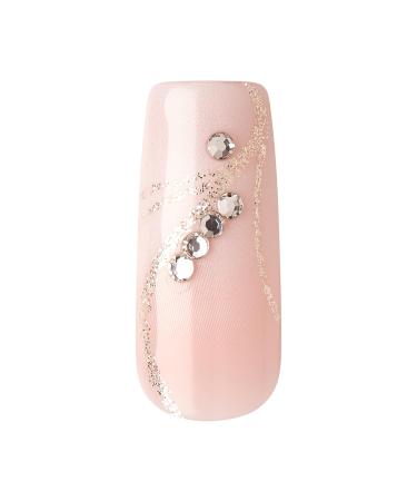 Buy KISS Classy Premium Press On Nails - Stunning French Design Long Square Shape 30 Nails & Nail Glue Included | International Shipping - Buy Online on GoSupps.com