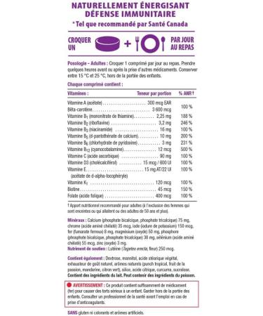 Jamieson 100% Complete Chewable Multivitamin for Adults - Citrus Twist, 60 Tablets - Buy Online on GoSupps.com