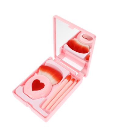 MAGICLULU 2 Boxes Makeup Brush Set And Concealer Brush Lip Gloss Containers Woman Cosmetic Brush Braces Kit Mini Containers Mini Blush Min Eyeshadow Mirror Box Plastic Abs Cosmetics Travel