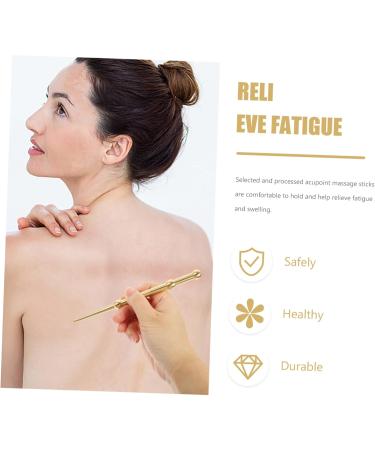 TeHaux Muscle Pulling Stick - Hand Massage Device & Facial Massage Tool | Stiff Muscle Roller Stick | Robust Body Massage Device 12.7x1.1cm - International Shipping Available - Buy Online on GoSupps.com