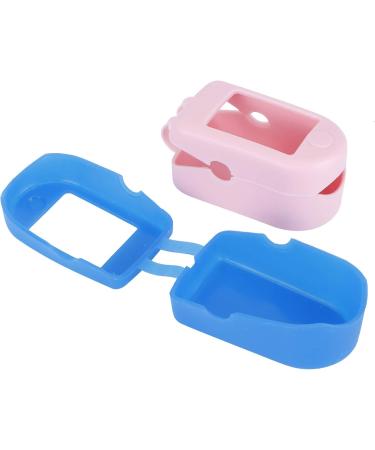 Alvinlite Blood Oxygen Protective Cover - Silicone Finger Tip Oximeter Protection for Travel | Blue & Pink Options - Buy Online on GoSupps.com