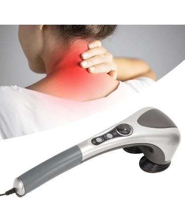 Handheld Back Massager - Comfortable Double Knot Shiatsu Massager for Deep Tissue Relief at Home - Ideal for Shoulders Legs Feet & Muscles - Buy Online on GoSupps.com