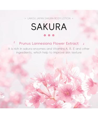 LAIKOU Sakura moisturizing body lotion body lotion 200 g - Buy Online on GoSupps.com