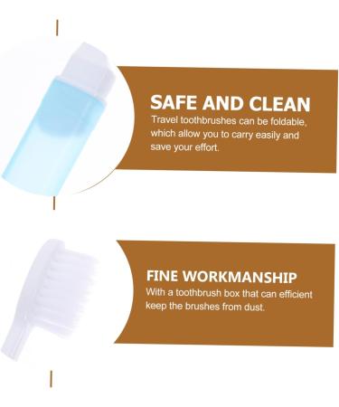 Minkissy 8-Pack Foldable Toothbrush Set - Soft Bristle Travel Accessories for Kids & Orthodontists - Perfect for Children's Dental Hygiene - Buy Online on GoSupps.com