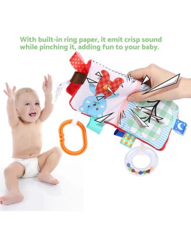 Taggies Soft Touch Baby Comfort Blanket - Bear Mushroom Design | Perfect Baby Gift and Teething Toy for Newborns and Toddlers - Buy Online on GoSupps.com