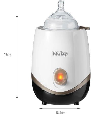 Nuby Natural Touch Electric Bottle and Food Warmer - White | Fast & Easy Heating - Buy Online on GoSupps.com