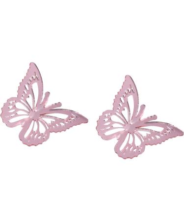 HEVSTIL 20PCS 3D Rose Gold Butterfly Cupcake Toppers Hollow Arts Butterfly Cupcake Toppers Colorful Cake Decoration for Birthday Party Christmas Wedding Anniversary Cake Decor - Buy Online on GoSupps.com