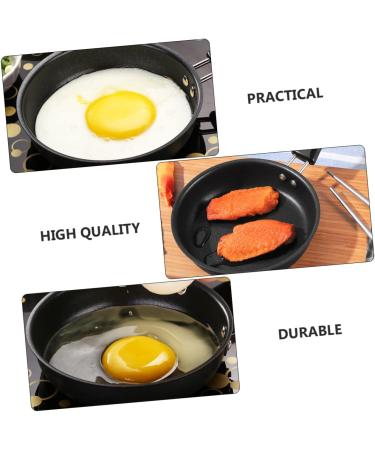 Zerodeko 4 Pcs Omelet Pan Tamagoyaki Frying Pan Steak Cooker Non Stick Skillets Breakfast Griddle Square Pan Non- Stick Frying Camping Griddle Pancakes Saucepan Egg Cooking Pot Mini Iron 25X12X2.8CMx2pcs Blackx2pcs - Buy Online on GoSupps.com