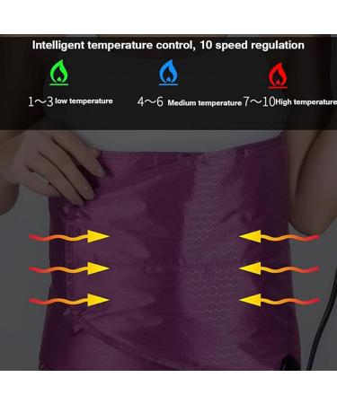 Shaple Heated Waist Belt for Back Pain Relief Adjustable Reusable Support for Dysmenorrhea & Stomach Pain International Shipping Available - Buy Online on GoSupps.com