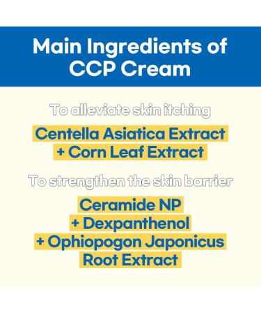 Buy CCP Cream - Certified Korean Skin Care for Sensitive Skin | Soothing Hydration & Skin Barrier Repair | 50ml - Dermatologist Approved - Buy Online on GoSupps.com
