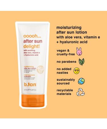 Buy B.Tan After-Sun Lotion with Hyaluronic Acid & Aloe Vera | Moisturizing Regenerating Formula for Radiant Skin 207 ml - Buy Online on GoSupps.com