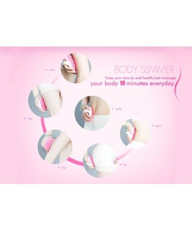 TOUCHBeauty Cellulite Massager Brush Mitt for Arm, Leg & Body Slimming - Pink - Buy Online on GoSupps.com