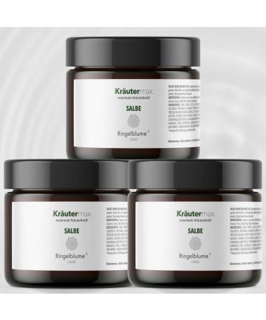 Herbal Max Calendula Ointment Marigold Ointment Pure Without additives 3 x 100 ml