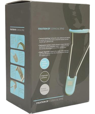 Samnuerly cervical spine extension fixator - Adjustable back support bandage with hot compress prevents forward neck posture (Size S) | International Shipping - Buy Online on GoSupps.com