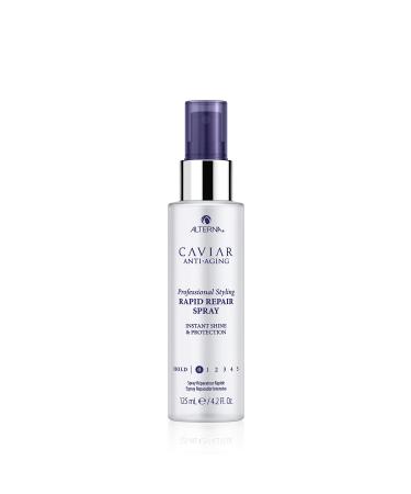 Alterna Caviar Professional Styling Rapid Repair Spray | Instant Shine & Heat Protectant Spray for Hair | Sulfate Free, 4.2 Fl. Oz.