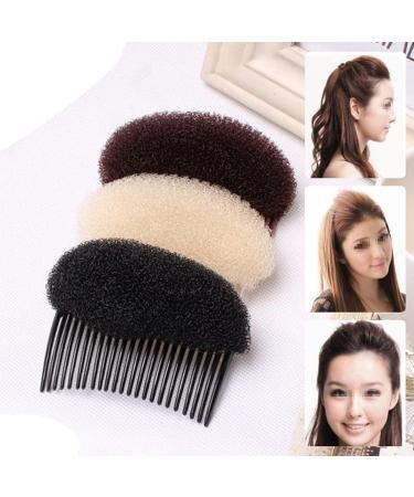 2-Piece Foam Insert Comb - Hair Base Styling Tool for Volume & Extensions | Black Hair Accessories - Buy Online on GoSupps.com