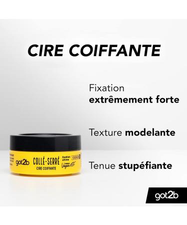 Schwarzkopf - Got2b - Hair Fixing Styling Wax - Ultimate Hold - Tightly Bonded - No Cardboard Effect - Use on Dry Hair - 75 ml Jar - Buy Online on GoSupps.com