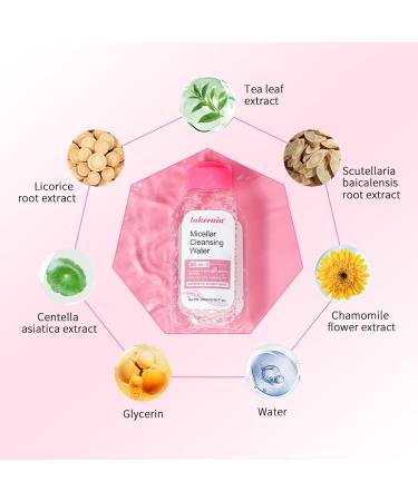 NICEFACE All-in-One Micellar Cleansing Water | Hydrating Facial Cleanser & Makeup Remover for Sensitive Skin | Vegan & Cruelty-Free | 100ml - International Shipping Available - Buy Online on GoSupps.com