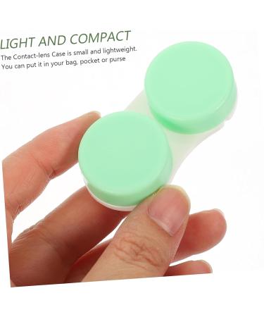 Partykindom Mini Contact Lens Container Set - 30 Pockets Tweezers & Mirror - Travel-Friendly Lens Storage for Color Contacts - Buy Online on GoSupps.com